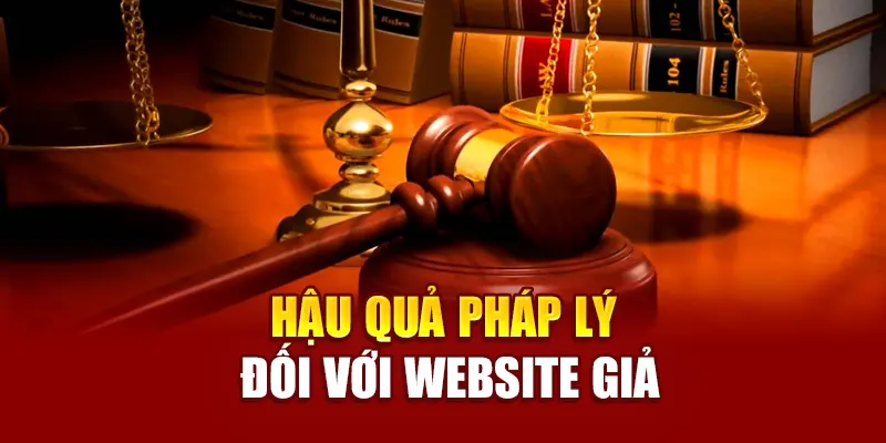 Hậu quả pháp lý đối với website giả